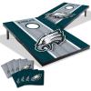 YouTheFan NFL 2′ x 3′ Portable Cornhole Game with Logo Bags(Philadelphia Eagles)