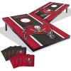 YouTheFan NFL 2′ x 3′ Portable Cornhole Game with Logo Bags(Tampa Bay Buccaneers)