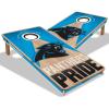 YouTheFan NFL 2′ x 4′ Slogan Series Professional Wood Cornhole Game(Carolina Panthers)