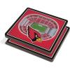 YouTheFan NFL Green Bay Packers 3D StadiumView Coasters – Lambeau Field(Arizona Cardinals)