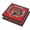 YouTheFan NFL Green Bay Packers 3D StadiumView Coasters – Lambeau Field(Atlanta Falcons)