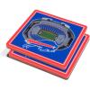 YouTheFan NFL Green Bay Packers 3D StadiumView Coasters – Lambeau Field(Buffalo Bills)