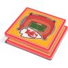 YouTheFan NFL Green Bay Packers 3D StadiumView Coasters – Lambeau Field(Kansas City Chiefs)