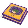 YouTheFan NFL Green Bay Packers 3D StadiumView Coasters – Lambeau Field(Minnesota Vikings)
