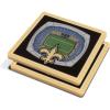 YouTheFan NFL Green Bay Packers 3D StadiumView Coasters – Lambeau Field(New Orleans Saints)