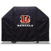 YouTheFan NFL Heavy Duty Waterproof Grill Cover – UV Resistant, Durable Polyester BBQ Cover, Weatherproof Protection for Outdoor Gas or Charcoal Grills, for Grills up to 5’ Wide(Cincinnati Bengals)