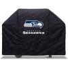 YouTheFan NFL Heavy Duty Waterproof Grill Cover – UV Resistant, Durable Polyester BBQ Cover, Weatherproof Protection for Outdoor Gas or Charcoal Grills, for Grills up to 5’ Wide(Seattle Seahawks)