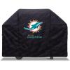 YouTheFan NFL Heavy Duty Waterproof Grill Cover – UV Resistant, Durable Polyester BBQ Cover, Weatherproof Protection for Outdoor Gas or Charcoal Grills, for Grills up to 5’ Wide(Miami Dolphins)