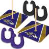 YouTheFan NFL Horseshoe Bags Game(Baltimore Ravens)