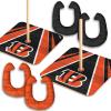 YouTheFan NFL Horseshoe Bags Game(Cincinnati Bengals)