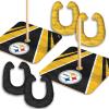 YouTheFan NFL Horseshoe Bags Game(Pittsburgh Steelers)