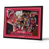 YouTheFan Officially-licensed NFL Purebred 3D Wall Art – Humorous original hand-drawn cartoon artwork, multi-layer, funny gift, indoor team decor(Atlanta Falcons)
