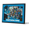 YouTheFan Officially-licensed NFL Purebred 3D Wall Art – Humorous original hand-drawn cartoon artwork, multi-layer, funny gift, indoor team decor(Carolina Panthers)