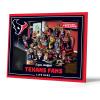 YouTheFan Officially-licensed NFL Purebred 3D Wall Art – Humorous original hand-drawn cartoon artwork, multi-layer, funny gift, indoor team decor(Houston Texans)