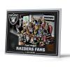 YouTheFan Officially-licensed NFL Purebred 3D Wall Art – Humorous original hand-drawn cartoon artwork, multi-layer, funny gift, indoor team decor(Las Vegas Raiders)