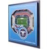 YouTheFan Officially-licensed NFL Stadium Series 3D Wall Art – multi-layer team stadium replica, detailed sports fan gift, indoor decor(Tennessee Titans)