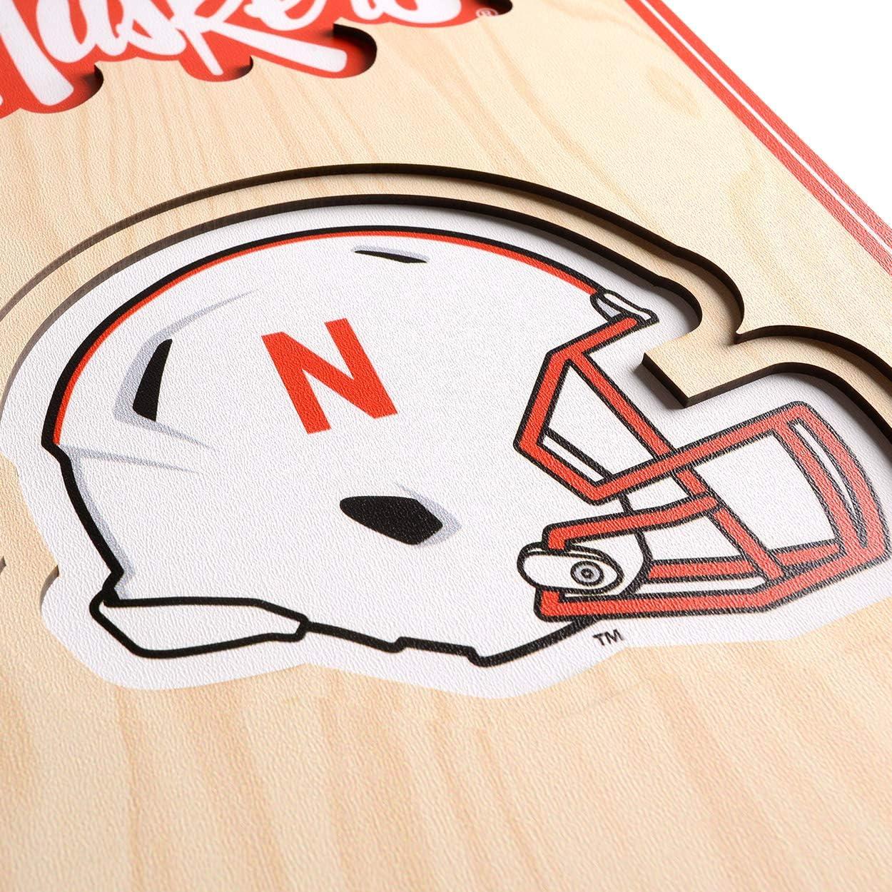 imageYouTheFan NCAA 3D StadiumView 8x32 BannerNebraska Cornhuskers