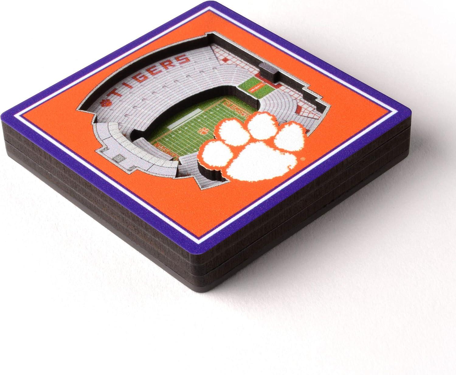 imageYouTheFan NCAA 3D StadiumView MagnetClemson Tigers