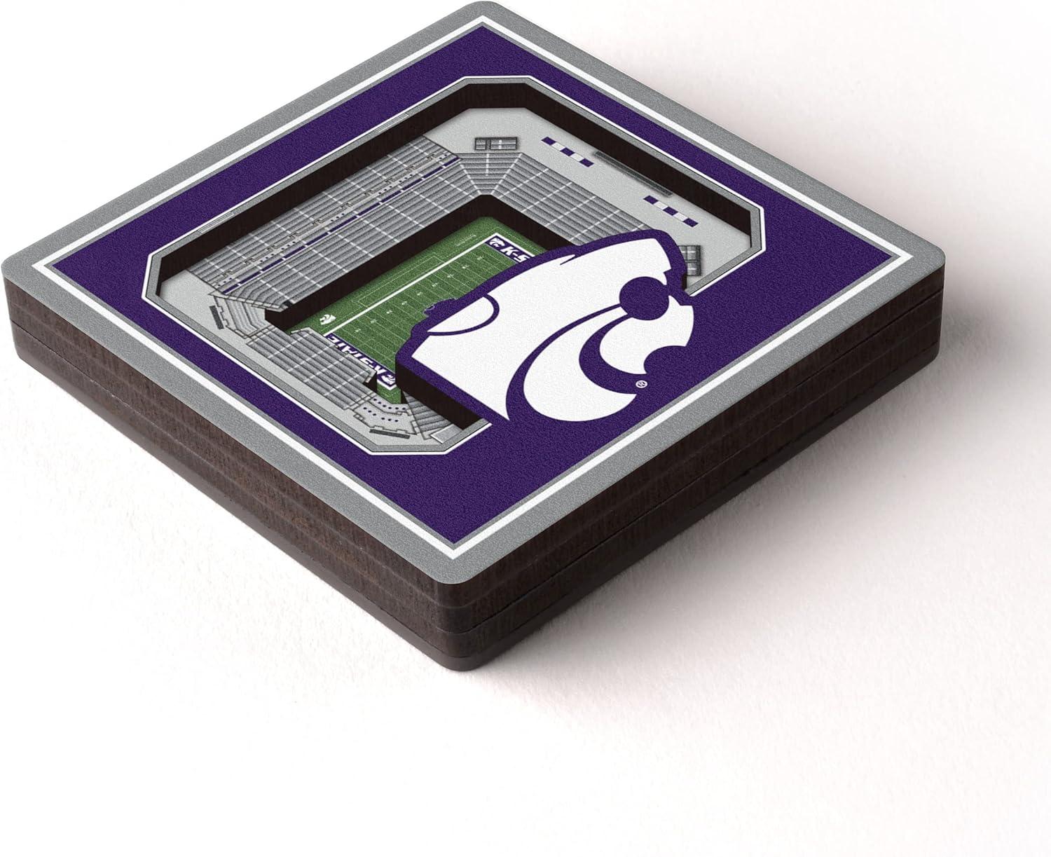 imageYouTheFan NCAA 3D StadiumView MagnetKansas State Wildcats