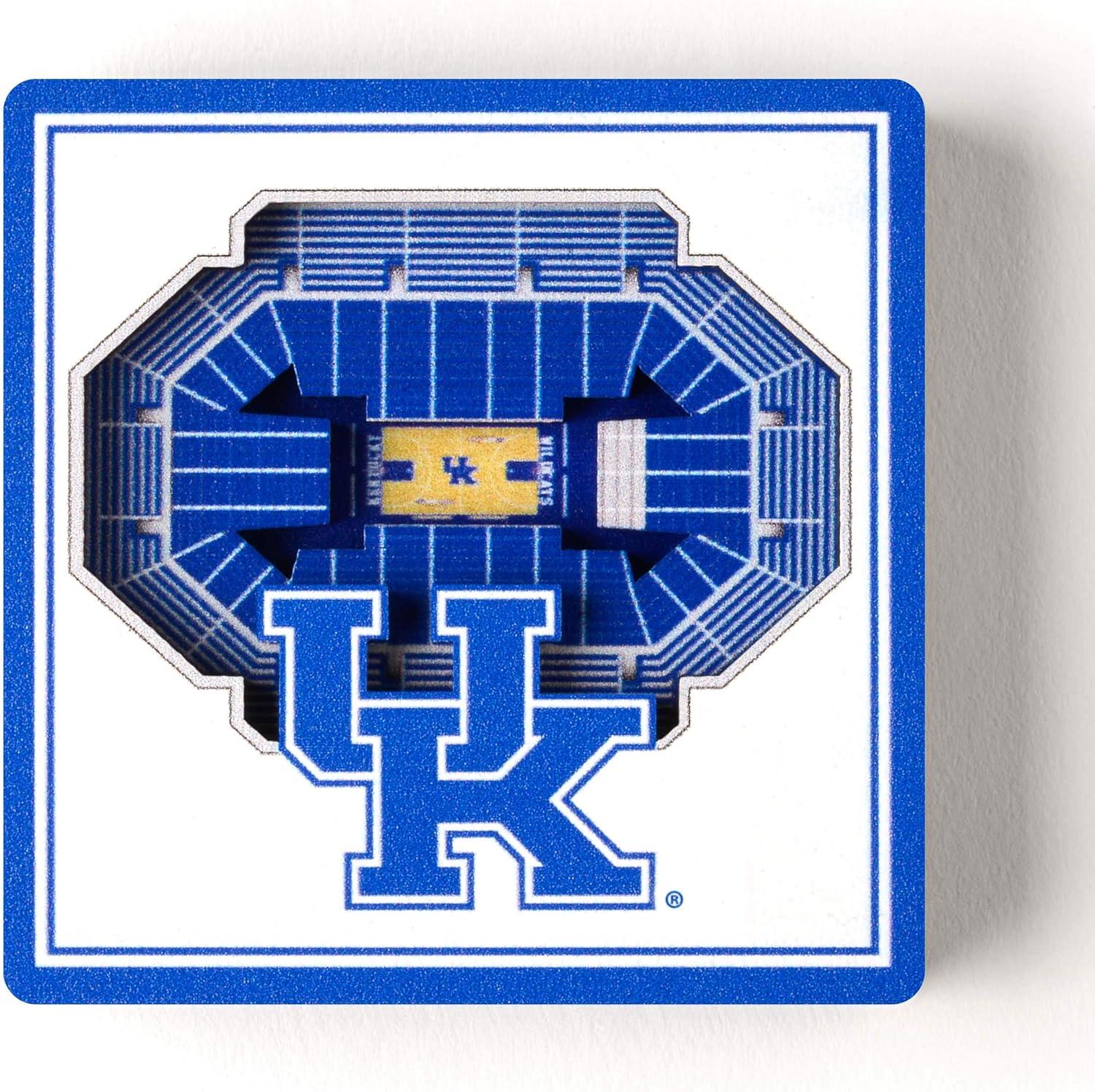 imageYouTheFan NCAA 3D StadiumView MagnetKentucky Wildcats