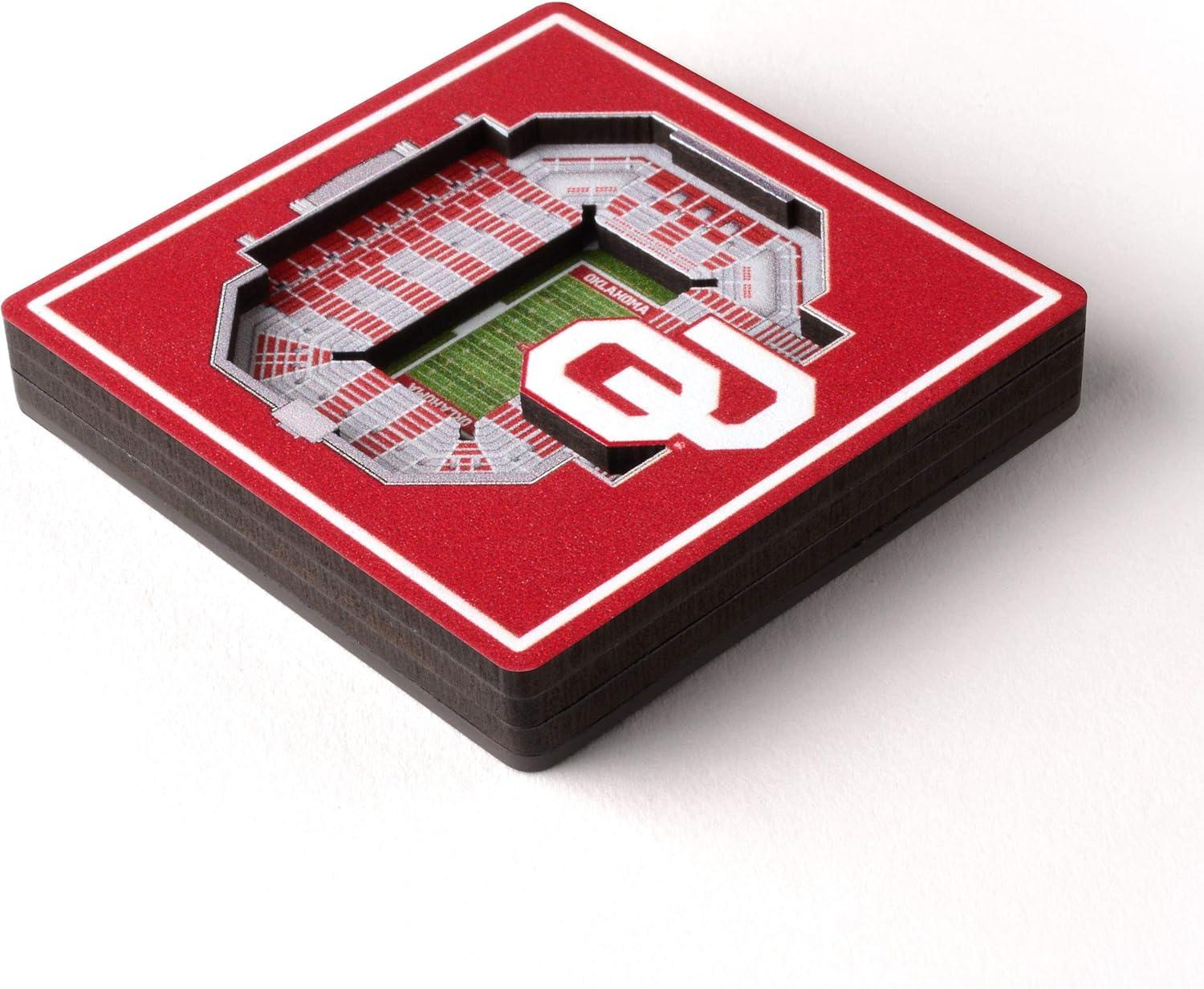 imageYouTheFan NCAA 3D StadiumView MagnetOklahoma Sooners