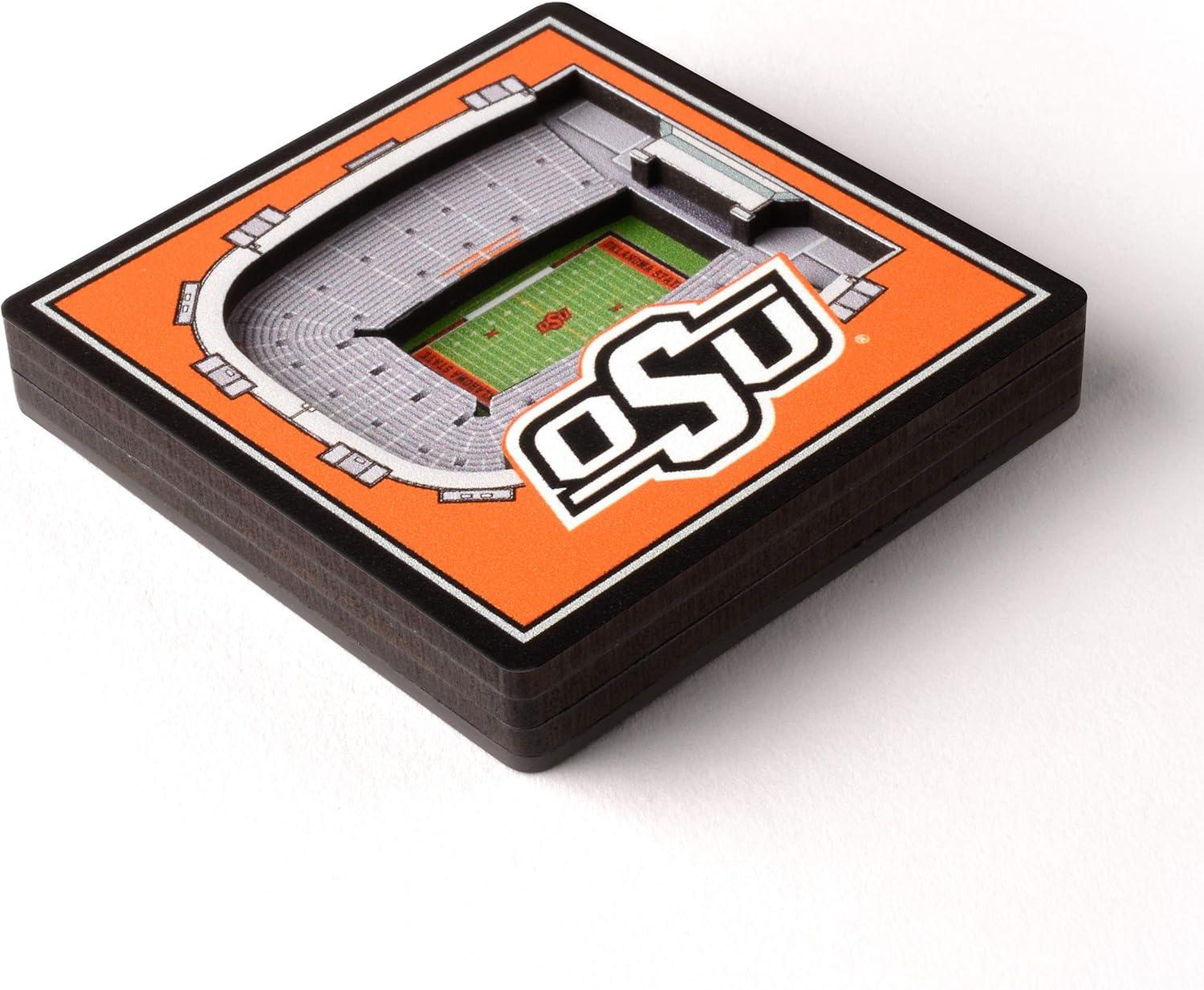 imageYouTheFan NCAA 3D StadiumView MagnetOklahoma State Cowboys