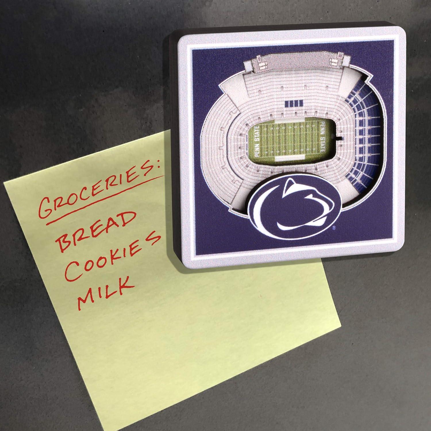 imageYouTheFan NCAA 3D StadiumView MagnetPenn State Nittany Lions