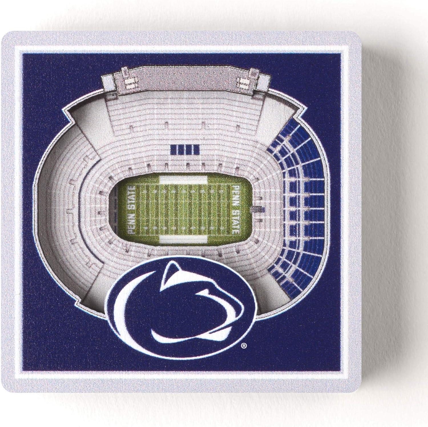 imageYouTheFan NCAA 3D StadiumView MagnetPenn State Nittany Lions