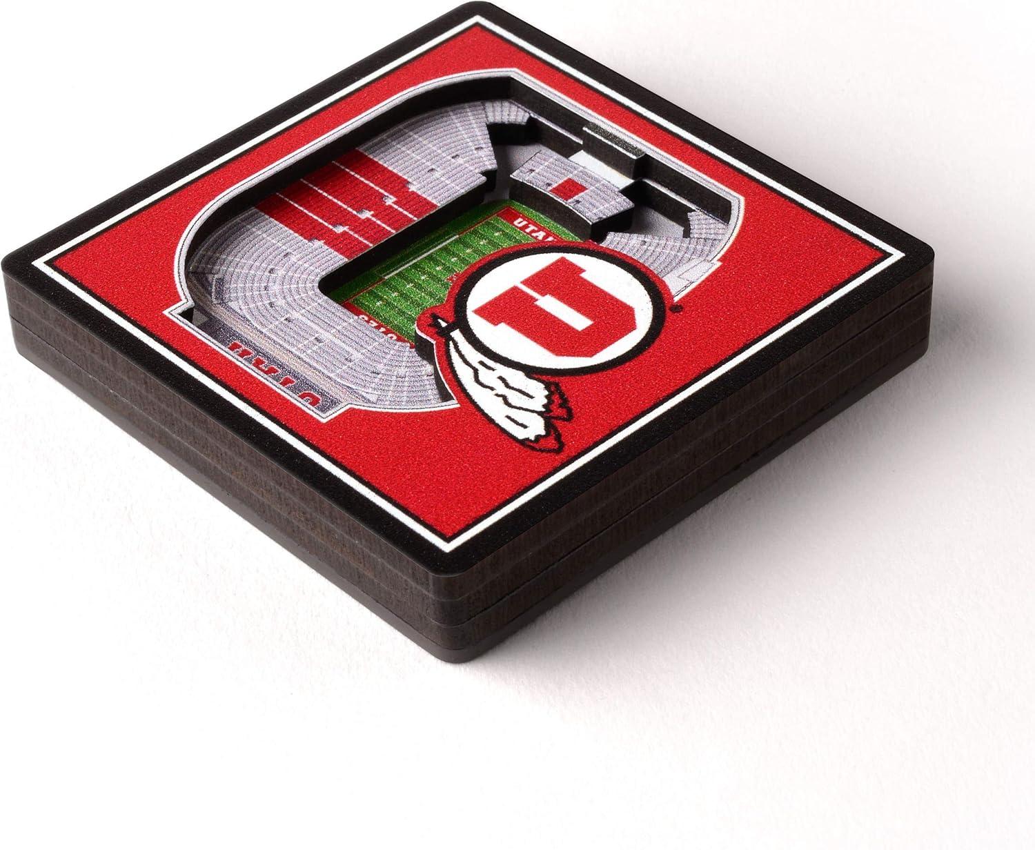 imageYouTheFan NCAA 3D StadiumView MagnetUtah Utes