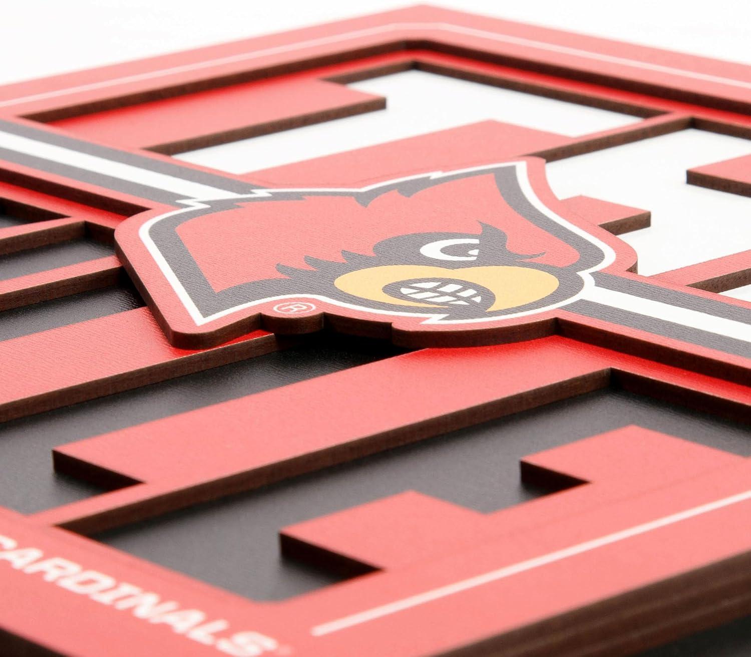 imageYouTheFan NCAA Arizona State Sun Devils Slogan Series 3D Wall ArtLouisville Cardinals