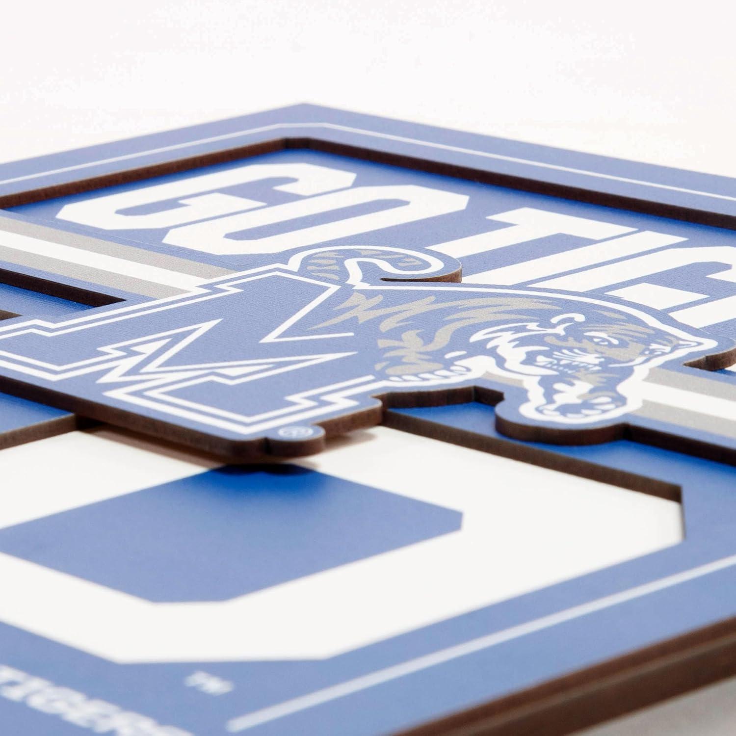 imageYouTheFan NCAA Arizona State Sun Devils Slogan Series 3D Wall ArtMemphis Tigers