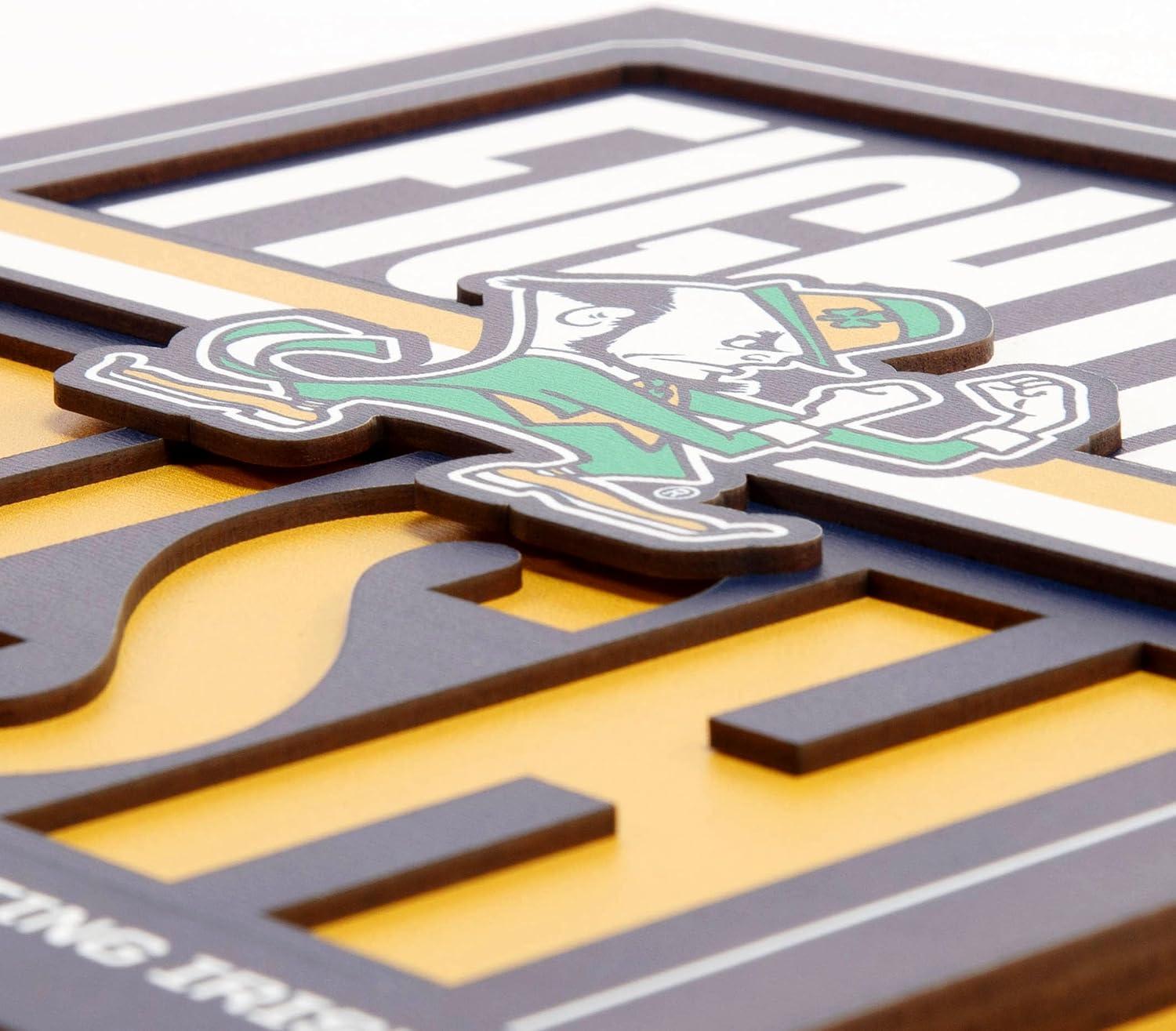 imageYouTheFan NCAA Arizona State Sun Devils Slogan Series 3D Wall ArtNotre Dame Fighting Irish