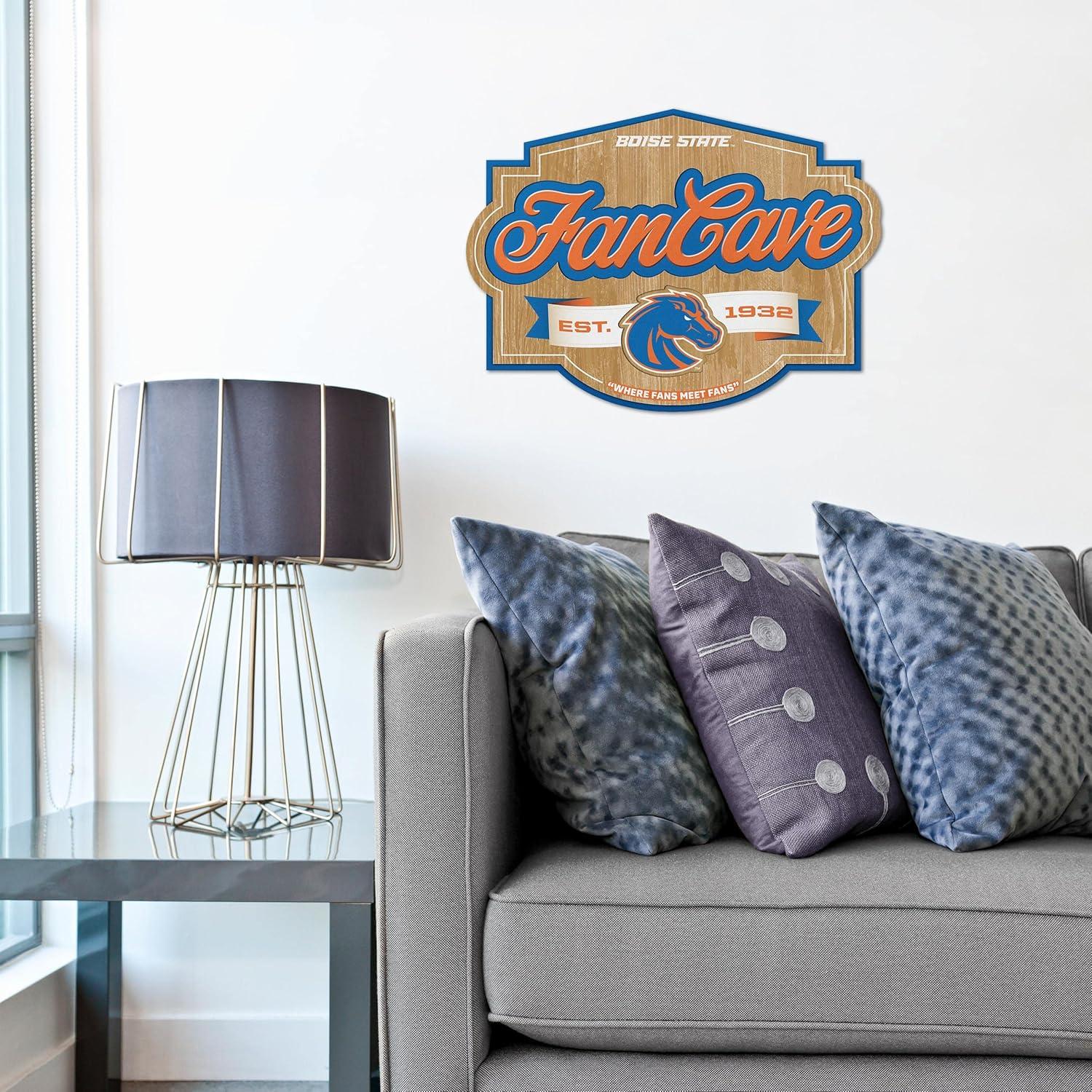 imageYouTheFan NCAA Fan Cave SignBoise State Broncos