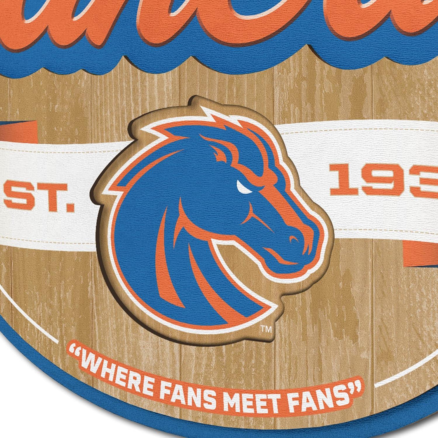 imageYouTheFan NCAA Fan Cave SignBoise State Broncos