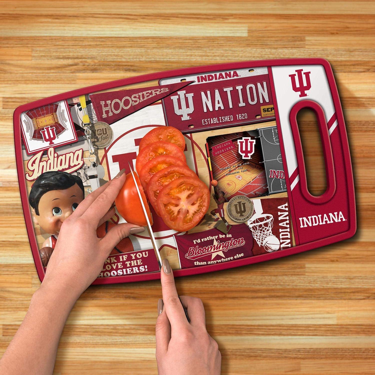 imageYouTheFan NCAA Retro Series Cutting BoardIndiana Hoosiers