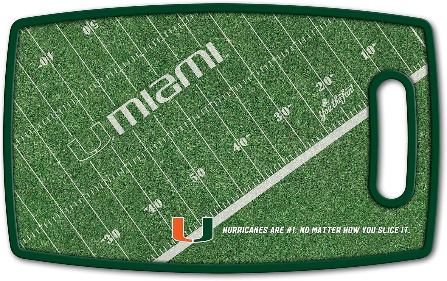 imageYouTheFan NCAA Retro Series Cutting BoardMiami Hurricanes