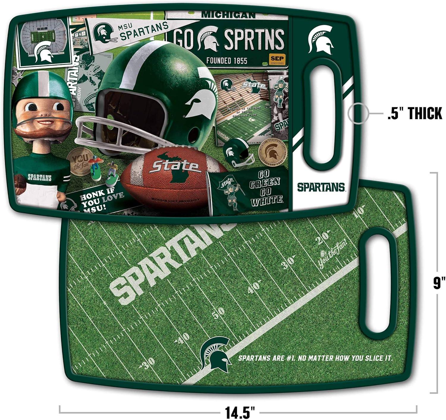 imageYouTheFan NCAA Retro Series Cutting BoardMichigan State Spartans