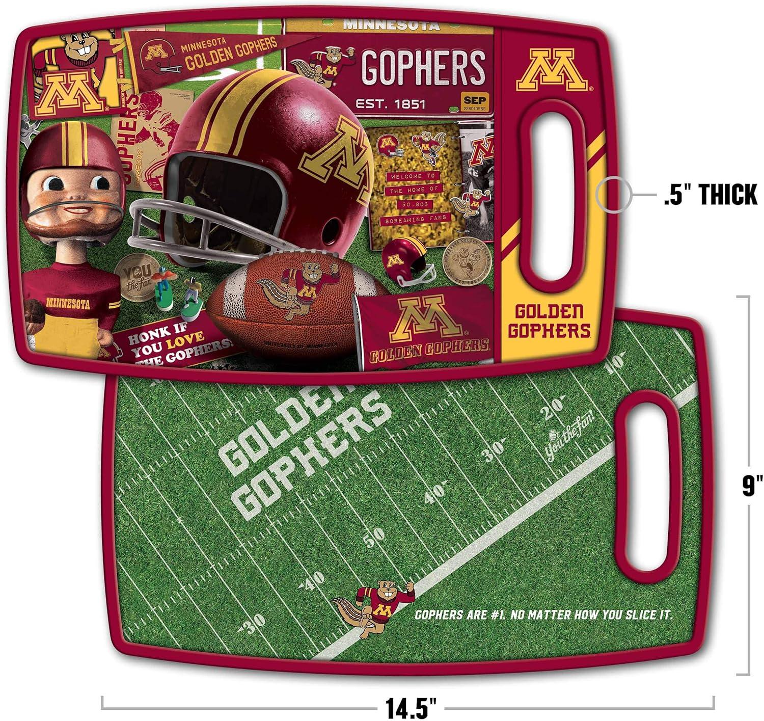 imageYouTheFan NCAA Retro Series Cutting BoardMinnesota Golden Gophers