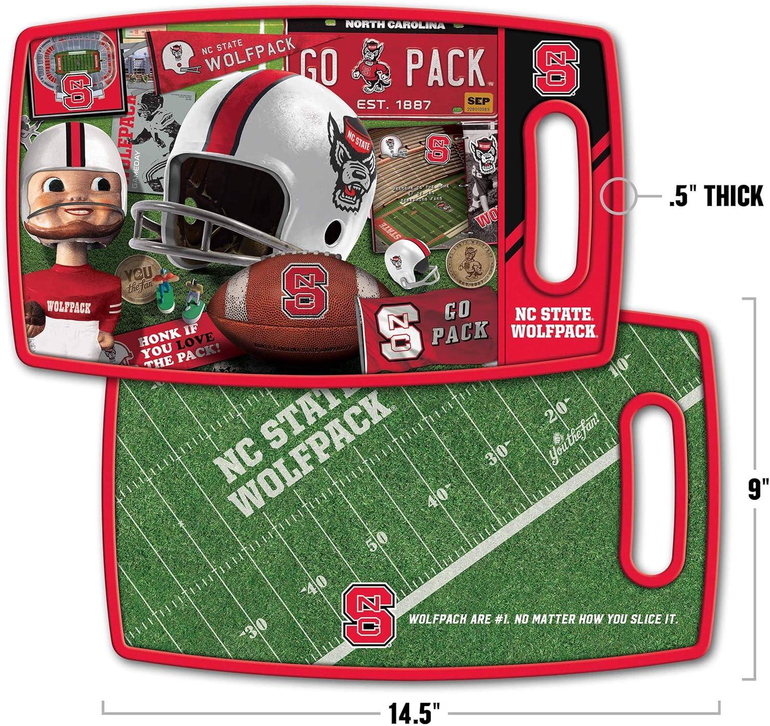 imageYouTheFan NCAA Retro Series Cutting BoardNC State Wolfpack