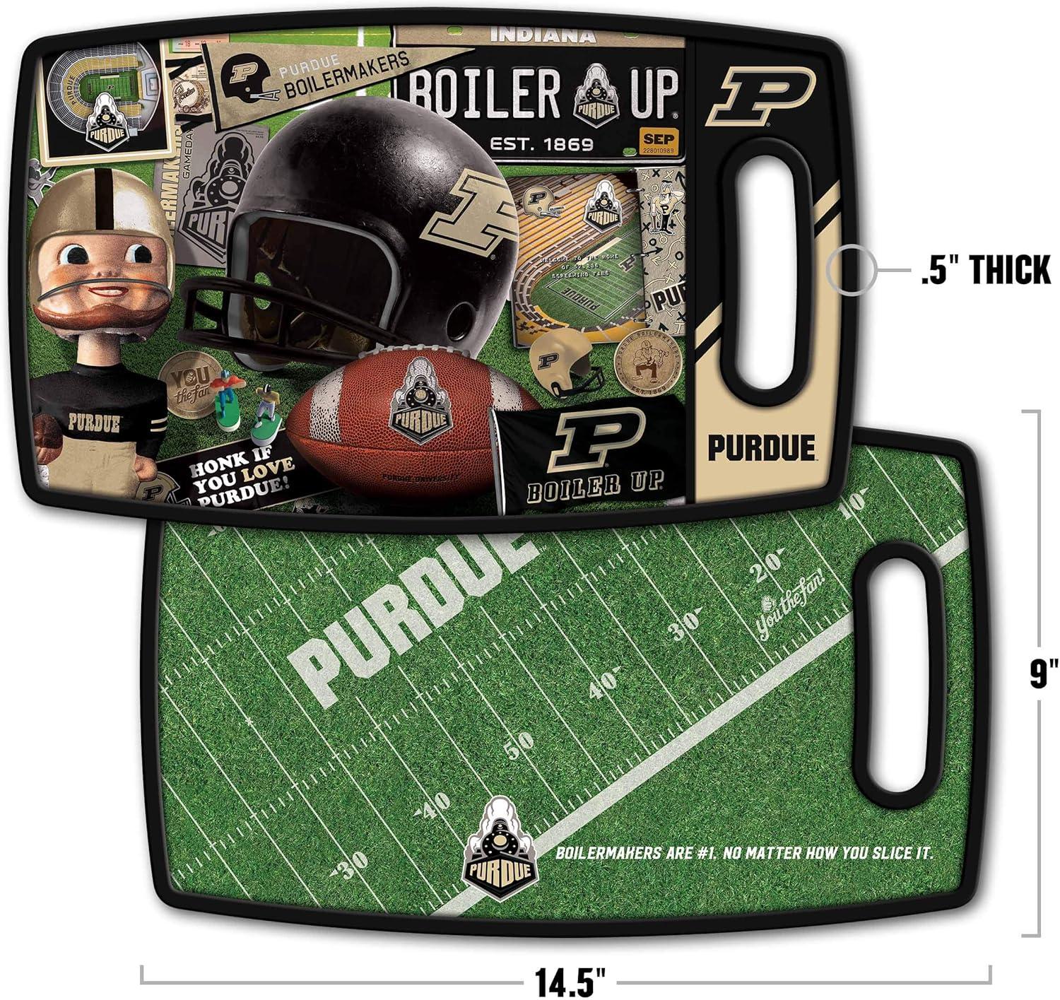 imageYouTheFan NCAA Retro Series Cutting BoardPurdue Boilermakers FB