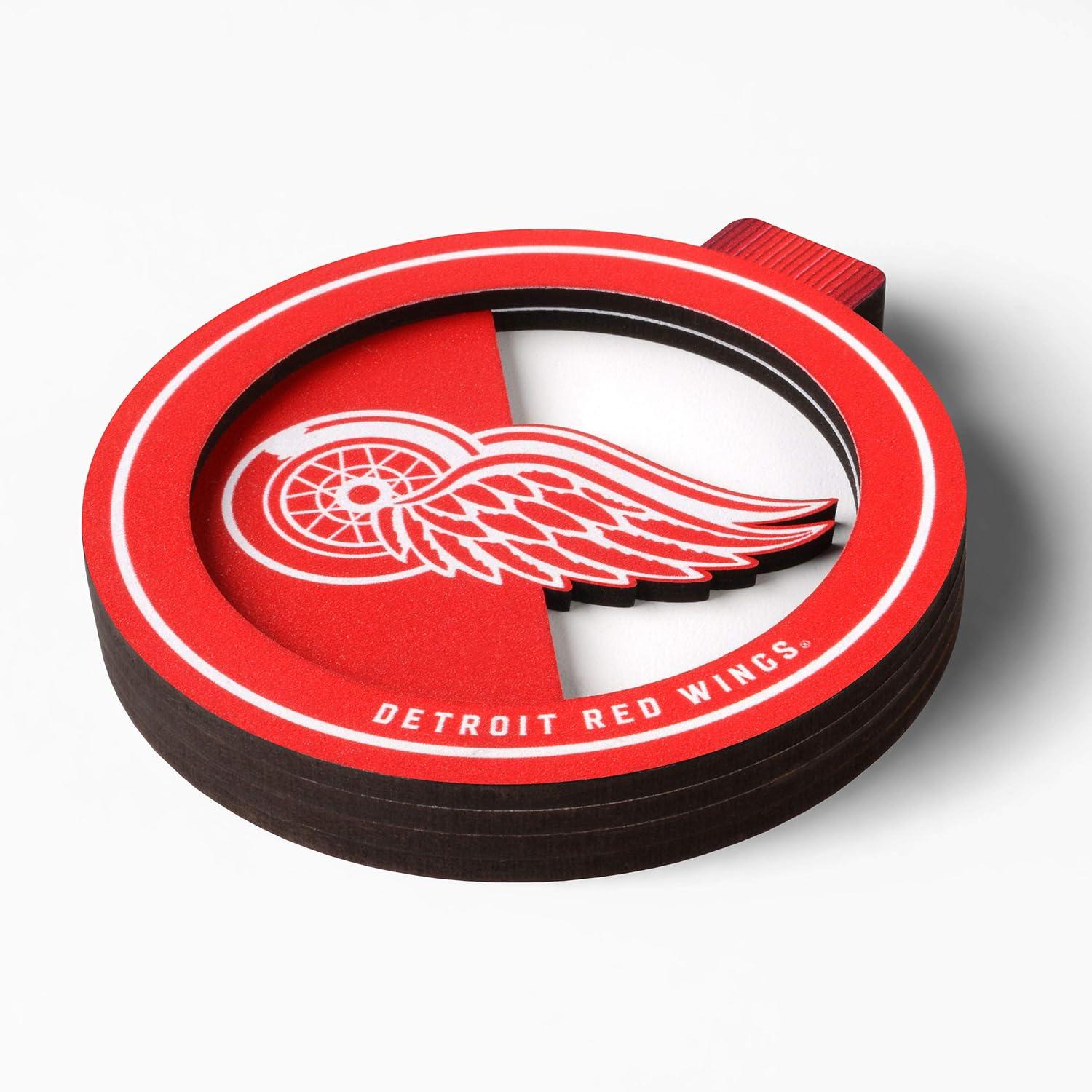 imageYouTheFan NHL 3D Logo Series OrnamentDetroit Red Wings