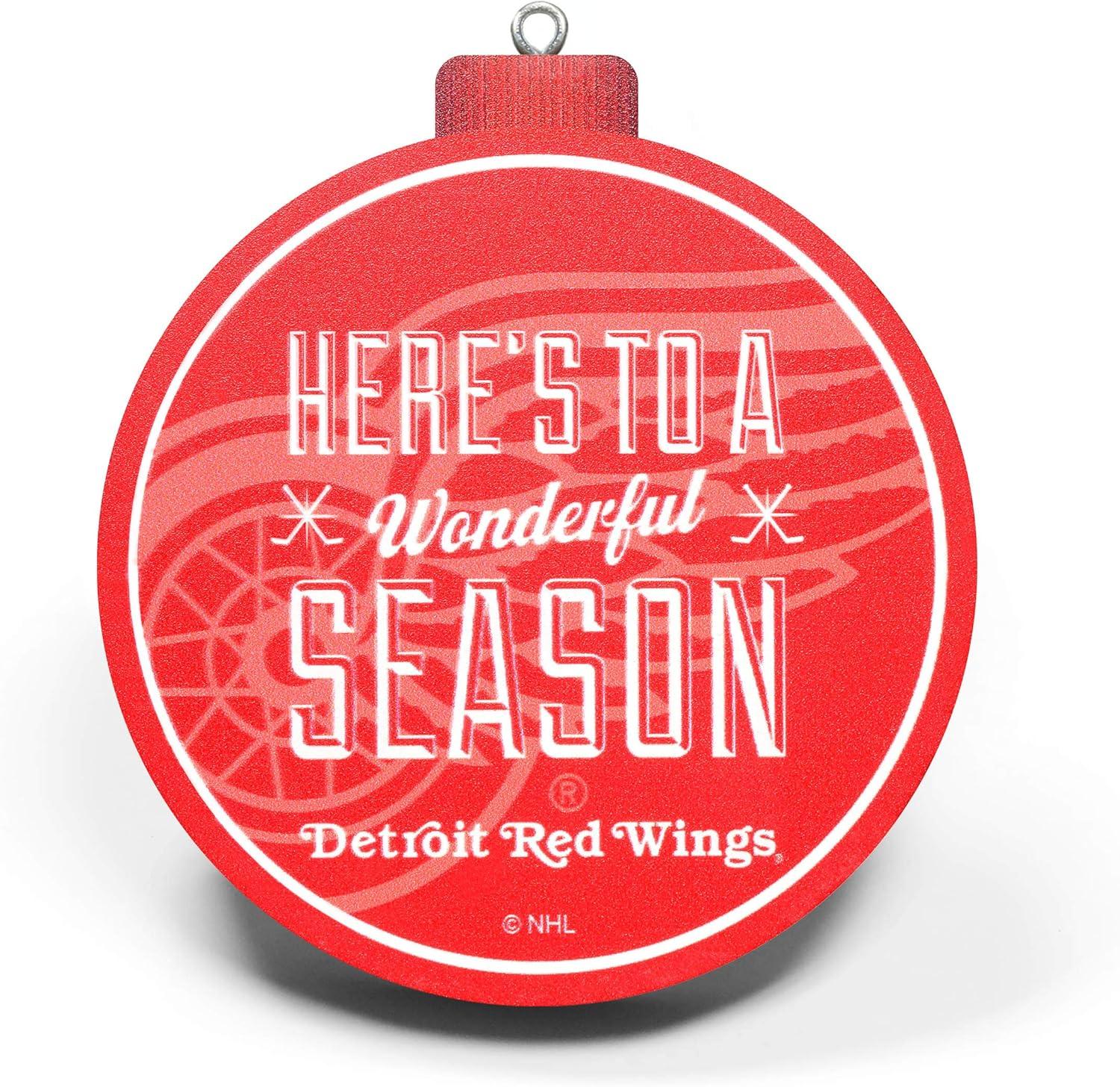 imageYouTheFan NHL 3D Logo Series OrnamentDetroit Red Wings