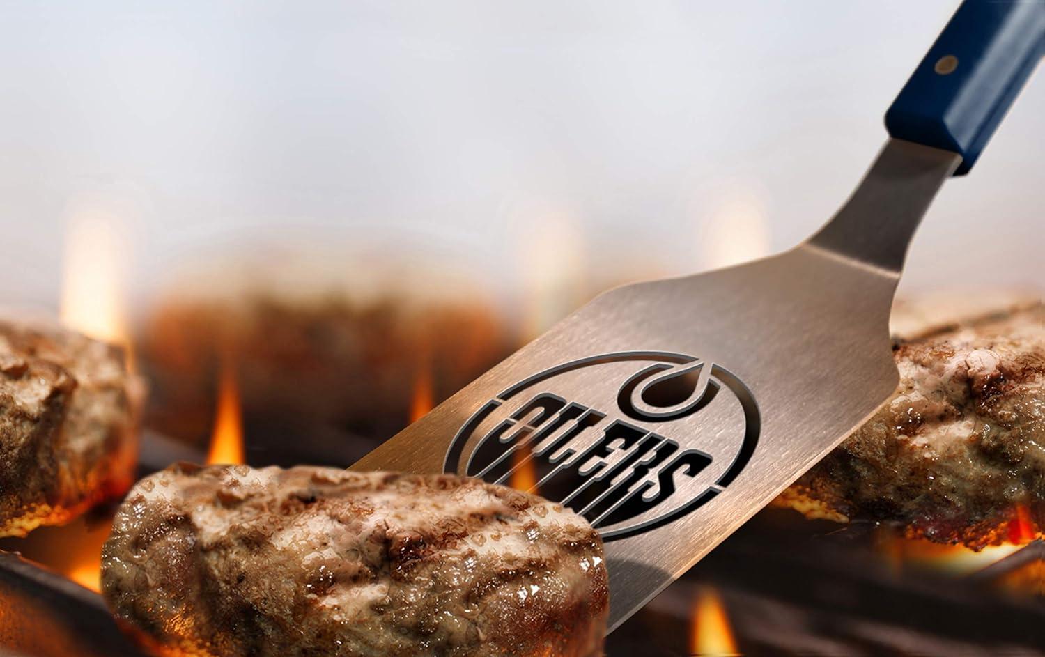 imageYouTheFan NHL 3PC Spirit Series BBQ Grill SetEdmonton Oilers