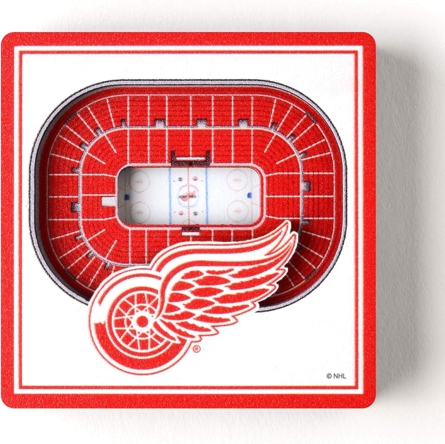 imageYouTheFan NHL Boston Bruins 3D StadiumView Magnets TD GardenDetroit Red Wings