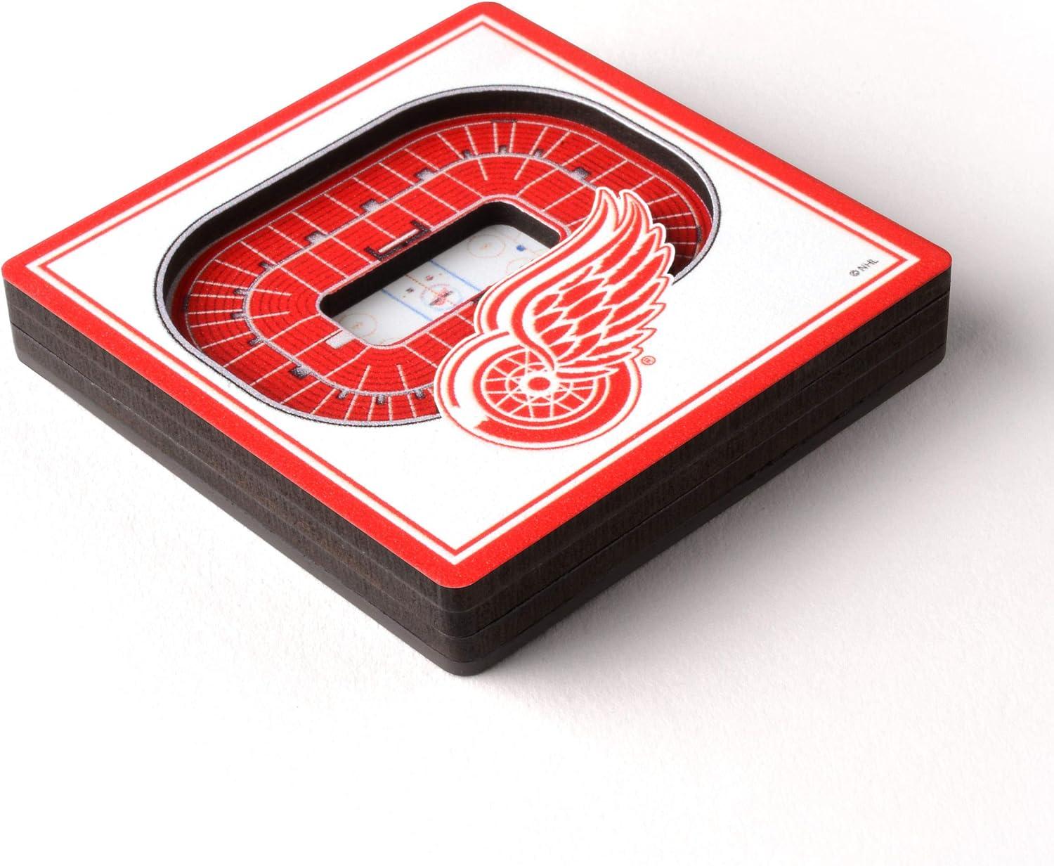 imageYouTheFan NHL Boston Bruins 3D StadiumView Magnets TD GardenDetroit Red Wings