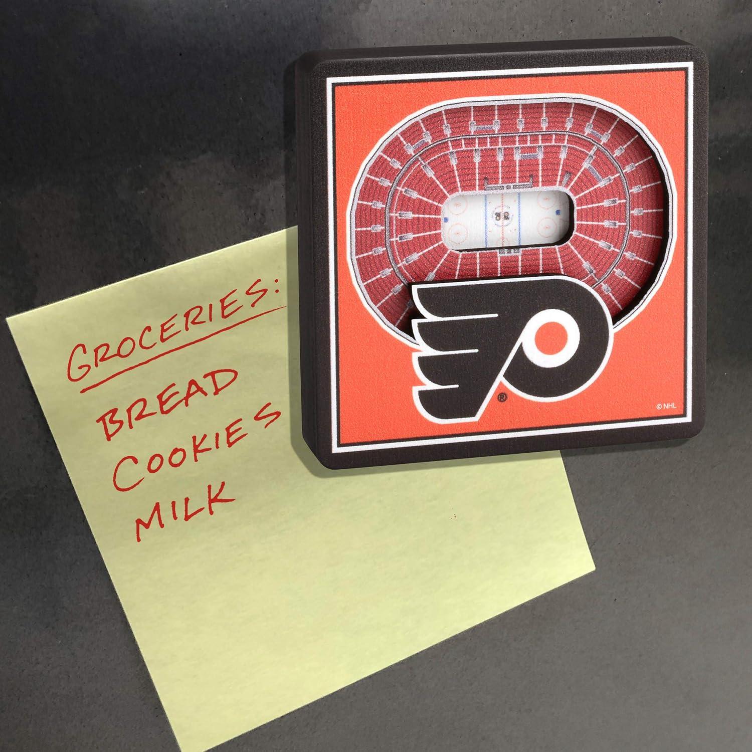 imageYouTheFan NHL Boston Bruins 3D StadiumView Magnets TD GardenPhiladelphia Flyers