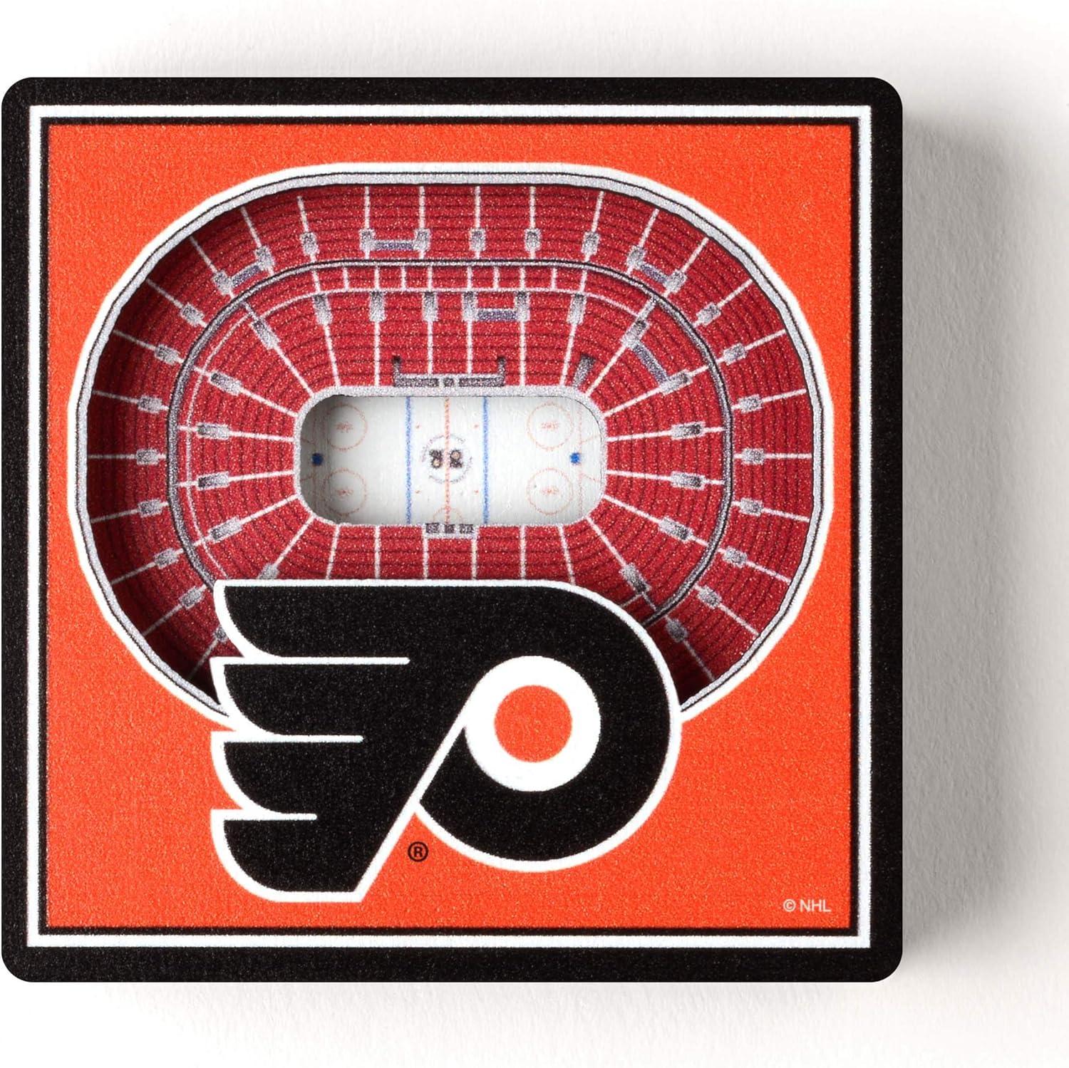 imageYouTheFan NHL Boston Bruins 3D StadiumView Magnets TD GardenPhiladelphia Flyers