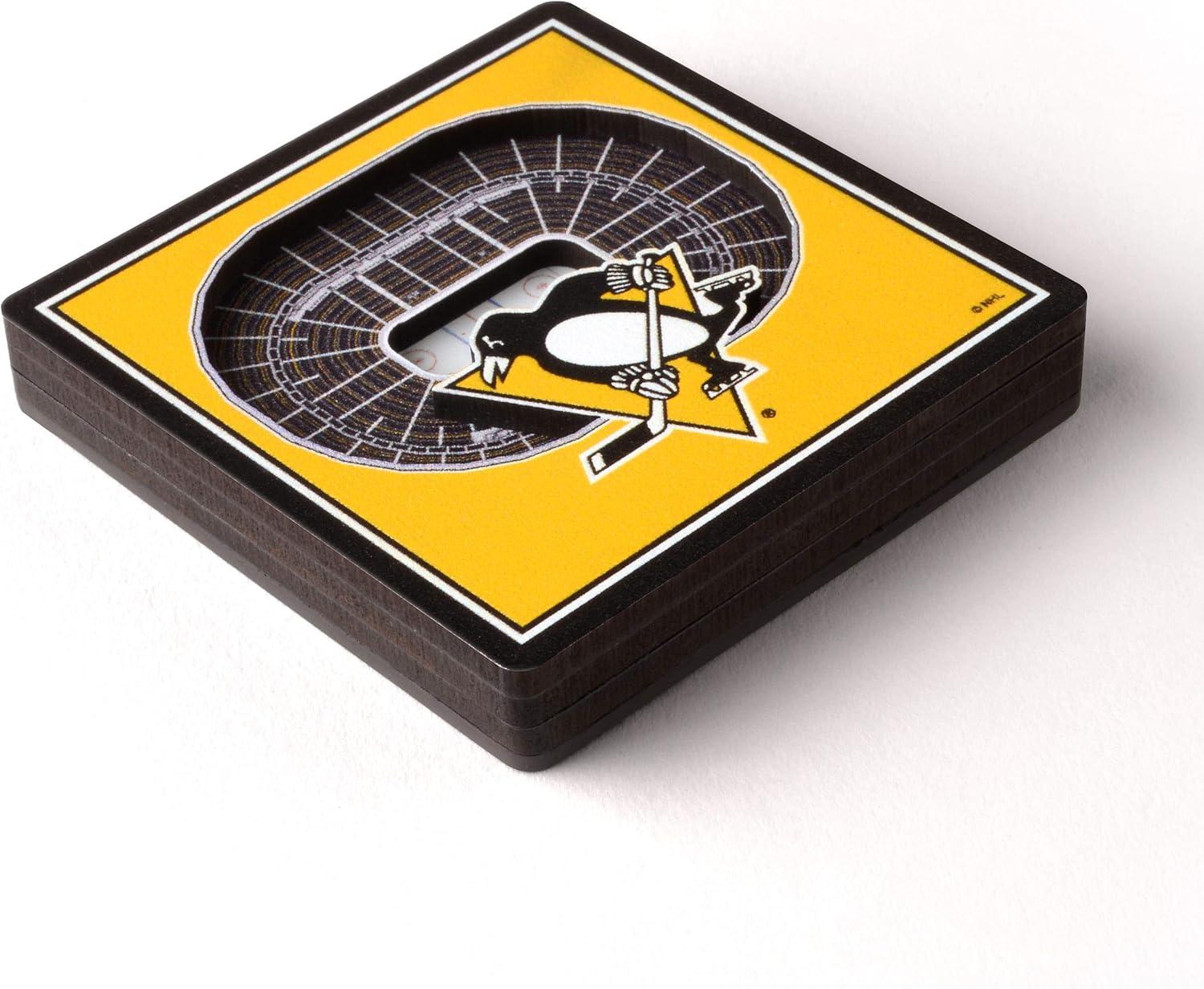 imageYouTheFan NHL Boston Bruins 3D StadiumView Magnets TD GardenPittsburgh Penguins
