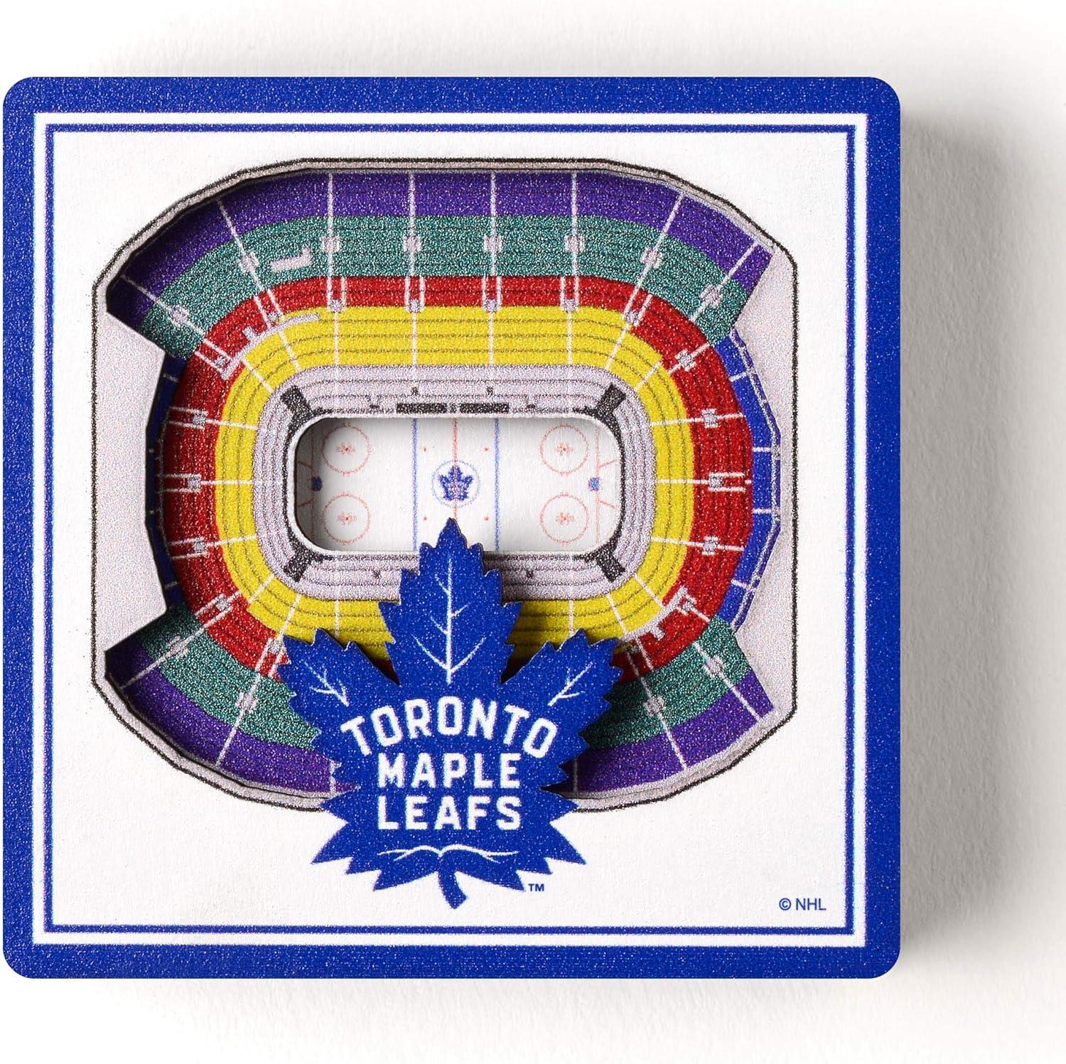 imageYouTheFan NHL Boston Bruins 3D StadiumView Magnets TD GardenToronto Maple Leafs