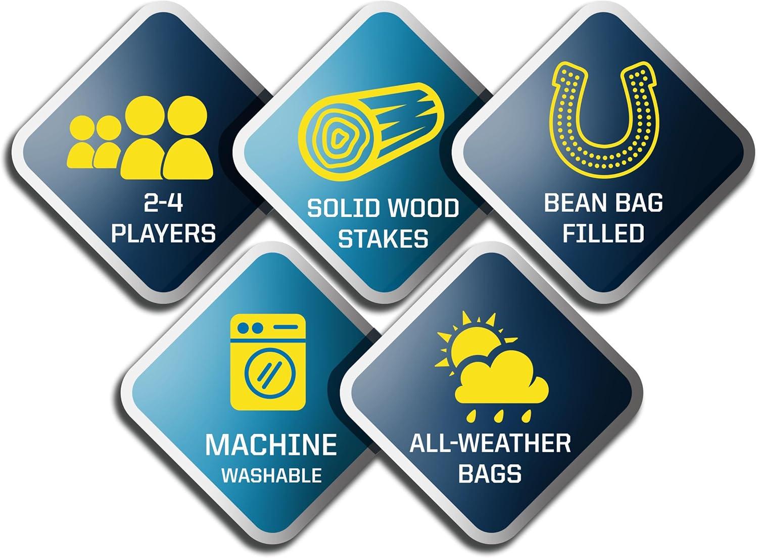 imageYouTheFan NHL Horseshoe Bags GameColorado Avalanche